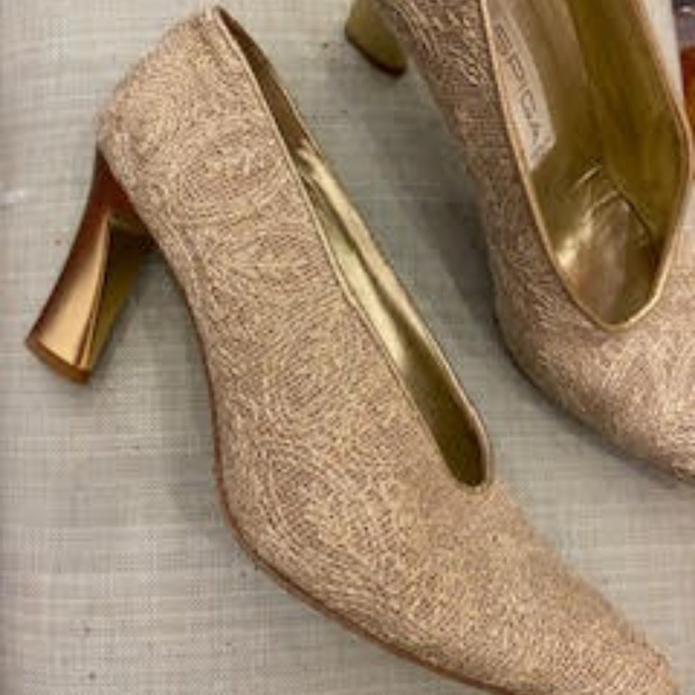 Vintage Gold heels